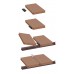 SAMPLE Composite Decking - Grey / Black / Ash / Brown / Anthracite Grey Wood Grain Effect 3m - Plastic Decking PVC Decking WPC Decking Hollow Garden Exterior Decking Boards 